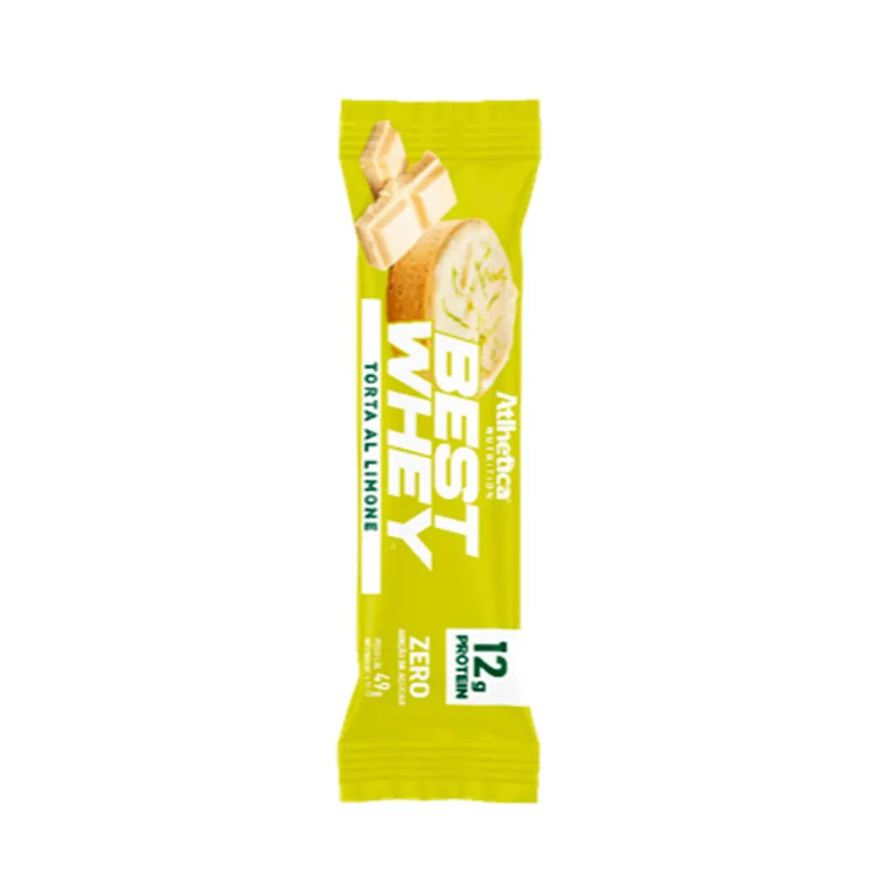 Best Whey Barra de Proteína Atlhetica Nutrition Torta Al Limone 49g