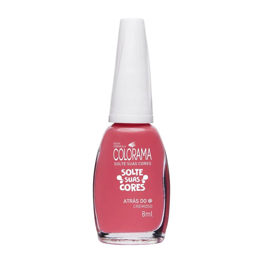 Colorama Esmalte Cremoso Solte Suas Cores 8ml - Atrás do @