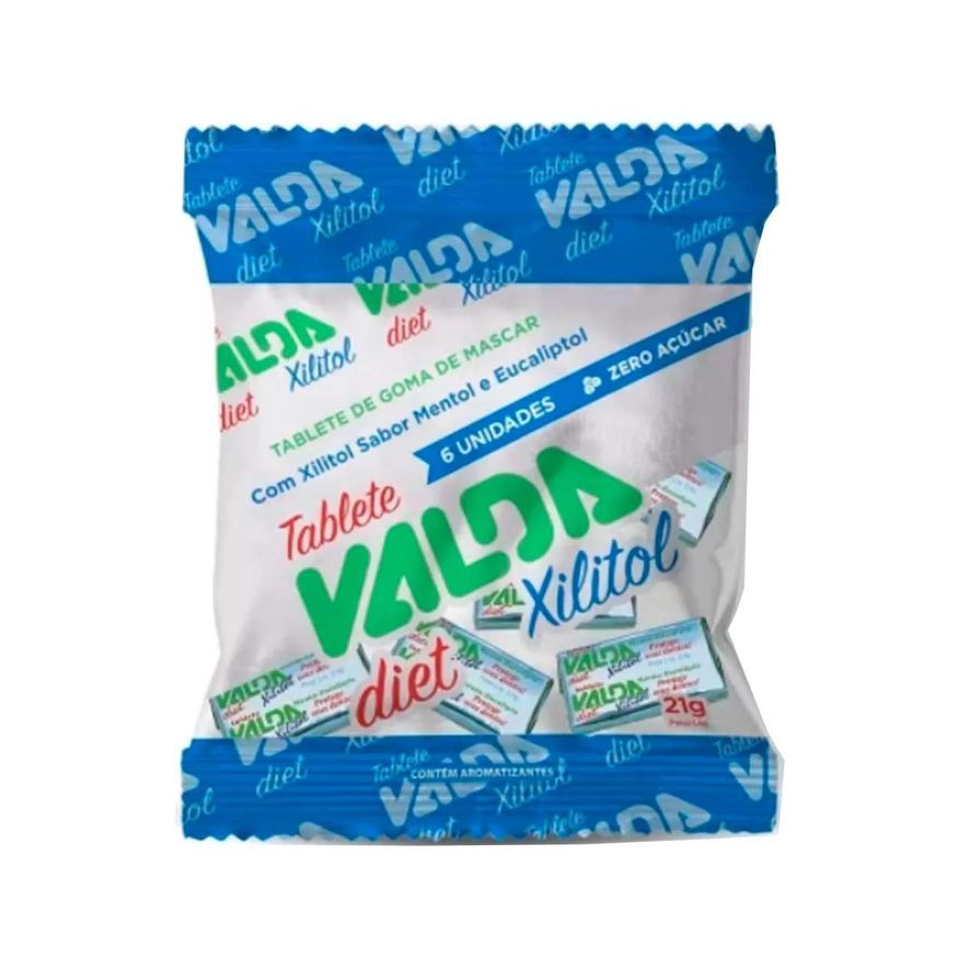 Valda Chiclete Diet Tablete 6 Unidades