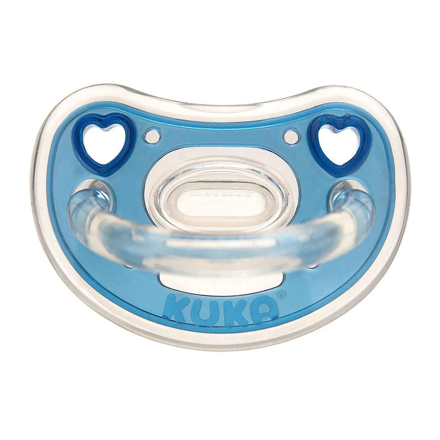 Kuka Chupeta Elegance Plus com Bico Ortodôntico Tamanho 2 Azul - 1 unidade