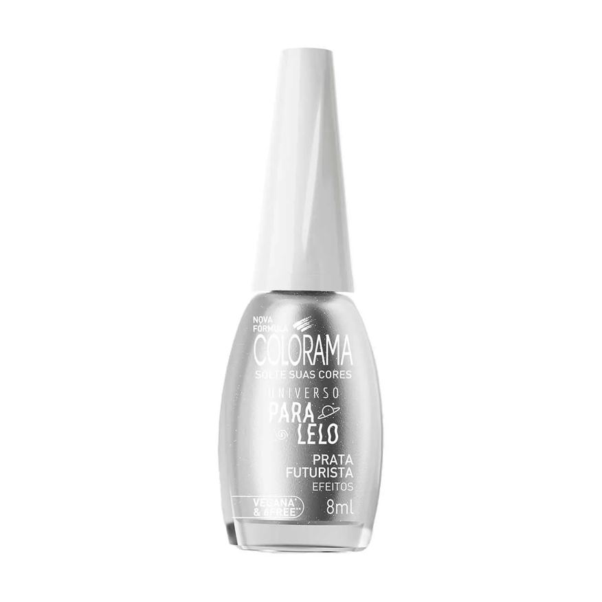 Colorama Esmalte Cintilante Universo Paralelo 8ml - Prata Futurista