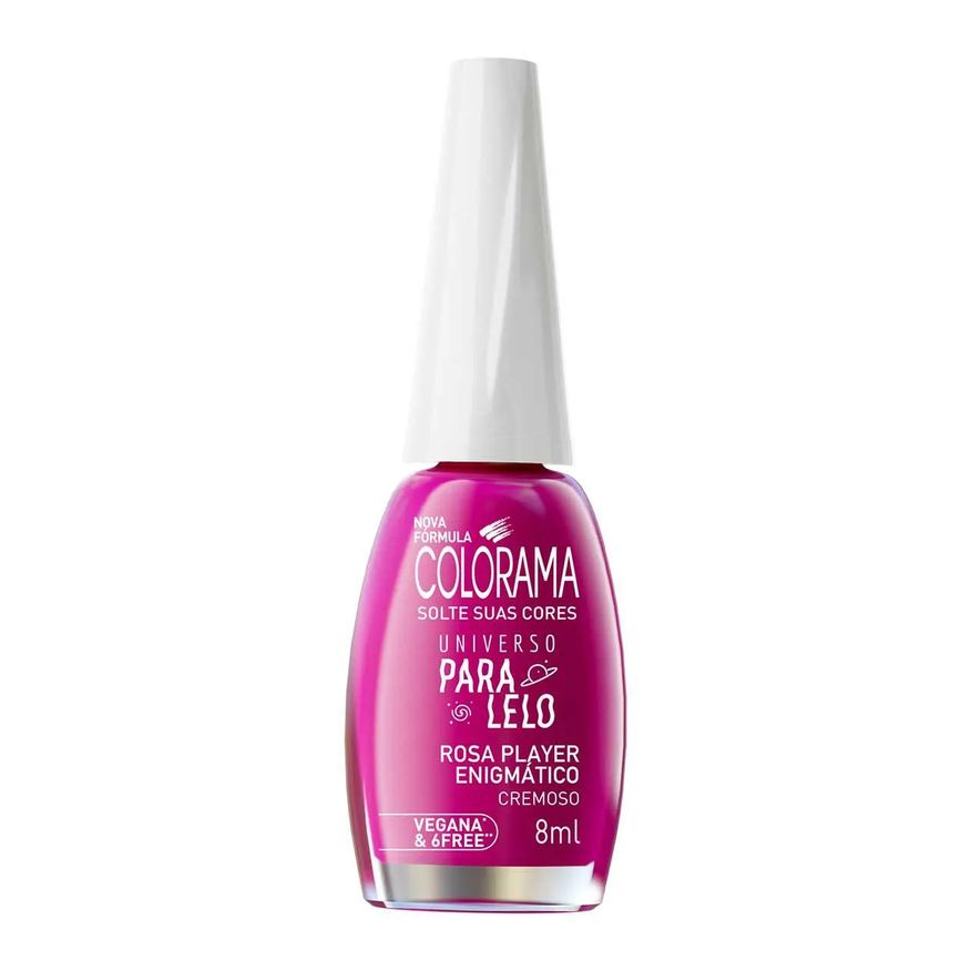 Colorama Esmalte Cremoso Universo Paralelo 8ml - Rosa Player Enigmático