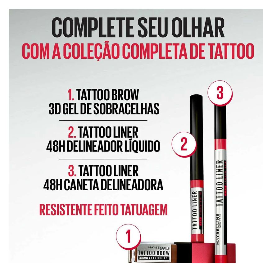 Maybelline Caneta Delineadora Tattoo Liner 1g