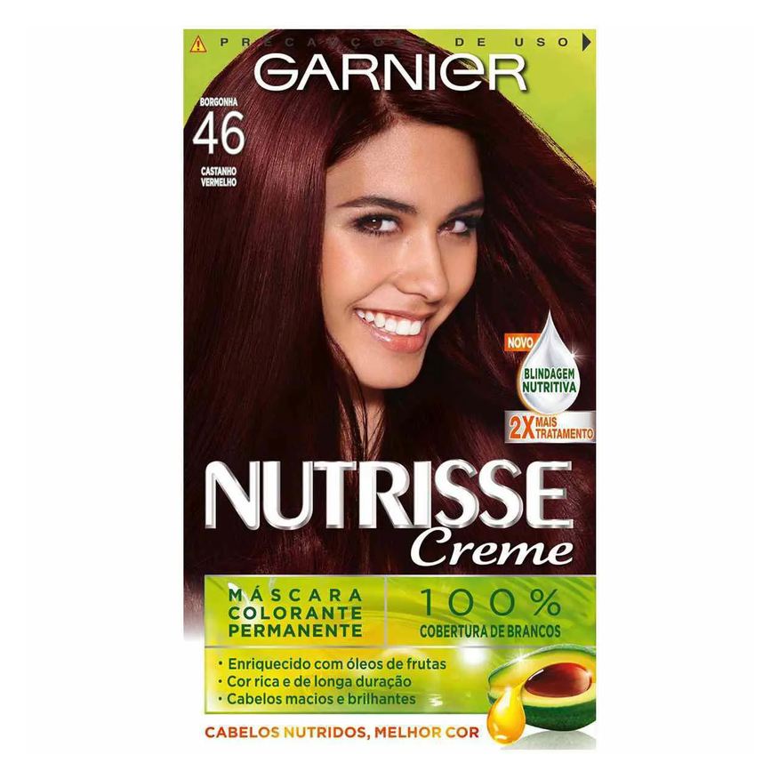 Nutrisse Tinta de Cabelo Permanente Creme - 46 Borgonha