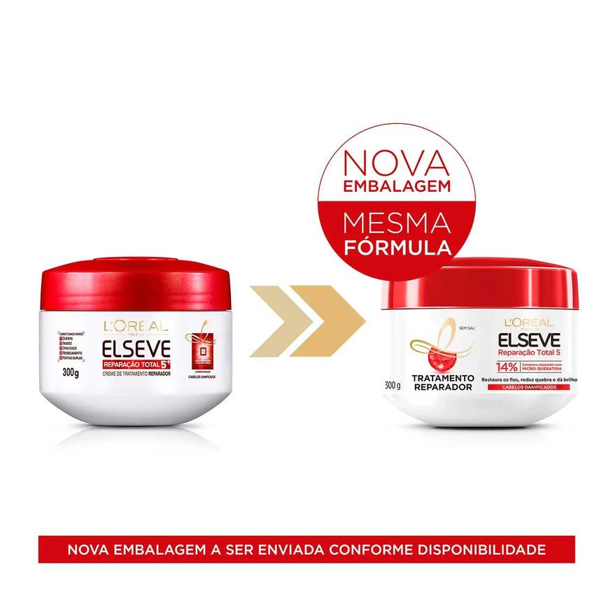 L'oreal Kit L'Oréal Paris Elseve Cronograma Capilar - Creme de Tratamento Óleo Extraordinário Nutrição Intensa + Preenchedor Hidra Hialurônico +