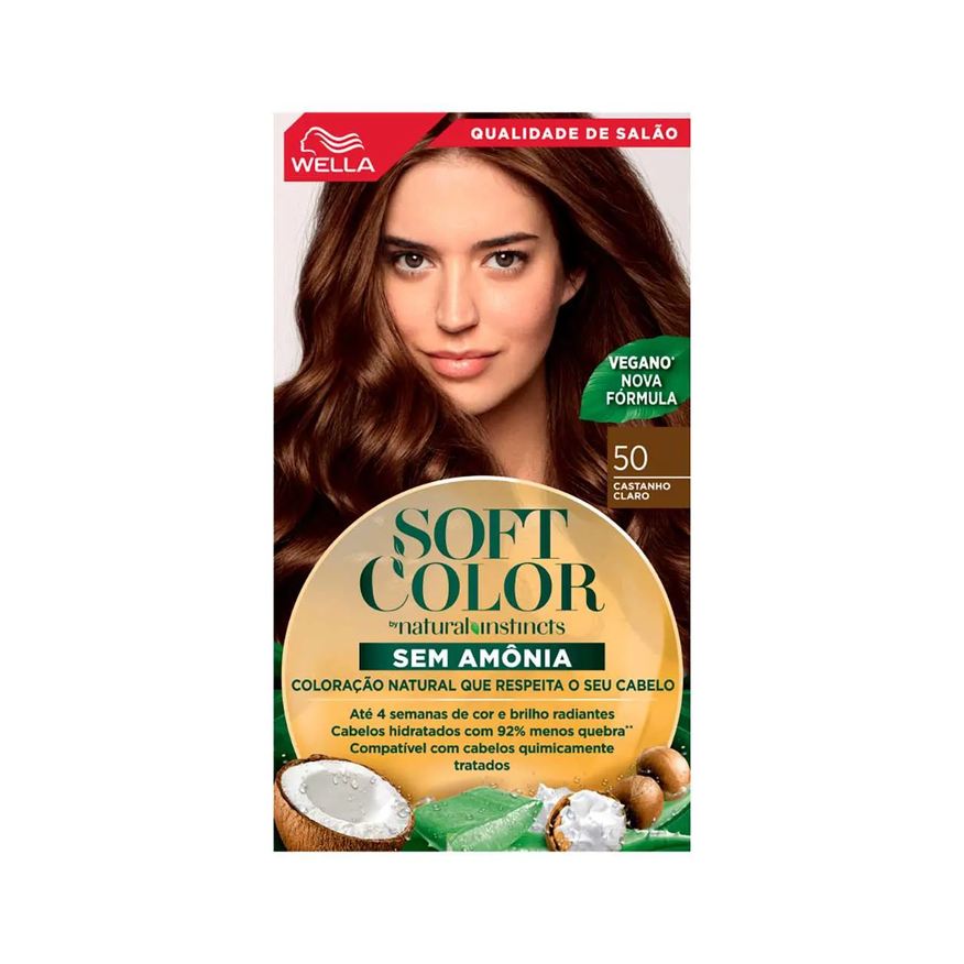 Soft Color Tinta de Cabelo Semi-Permanente - 50 Castanho Claro