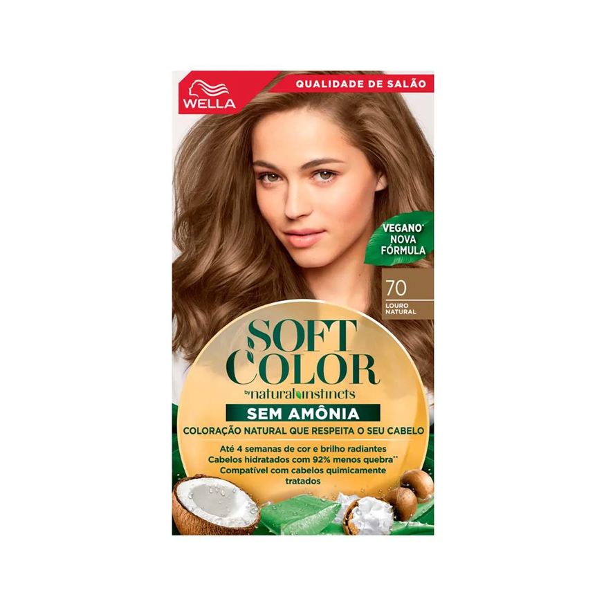 Soft Color Tinta de Cabelo Semi-Permanente - 70 Louro Natural