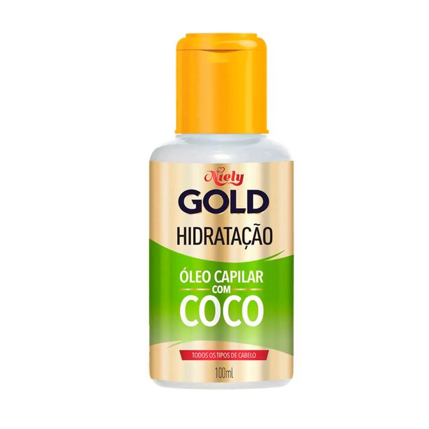 Niely Óleo Capilar Gold Hidratação Milagrosa com Água de Coco 100ml