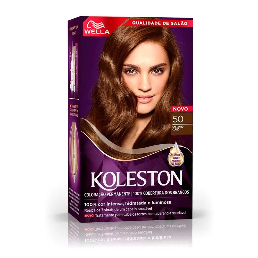 Koleston Tintura Creme 50 Castanho Claro com 1 Unidade