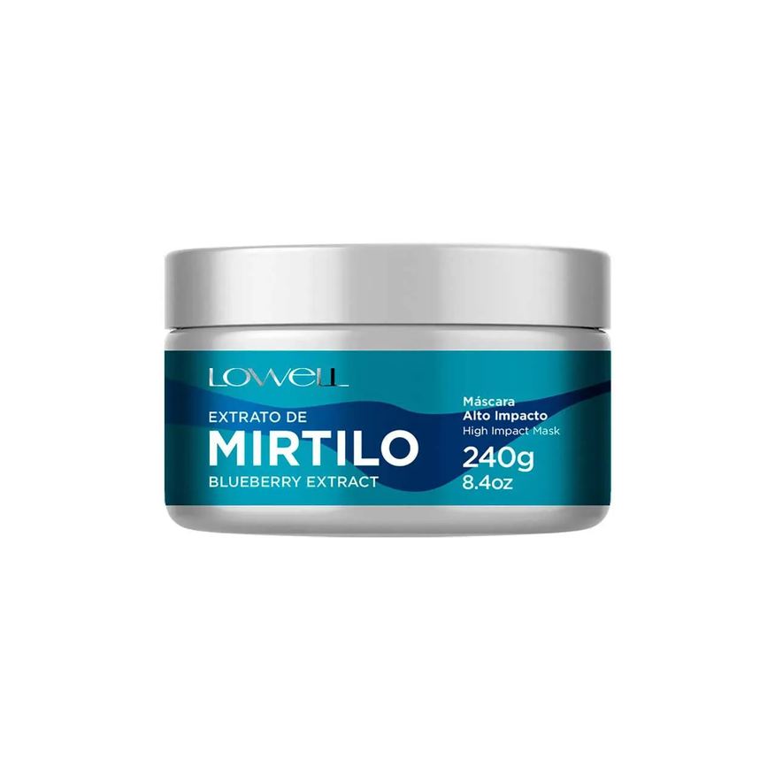 Lowell Máscara Capilar Alto Impacto Extrato de Mirtilo com 240g