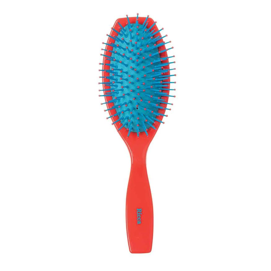 de Escova Cabelo Ricca Oval Cereja com 1 unidade
