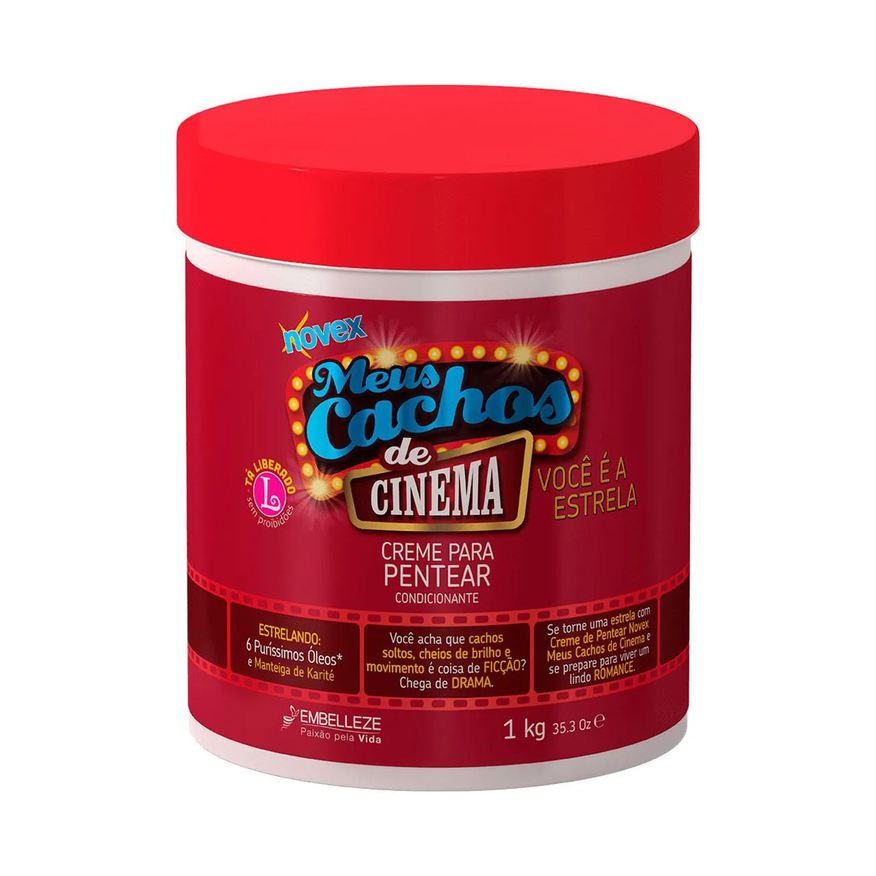 Novex Creme para Pentear Meus Cachos de Cinema 1kg