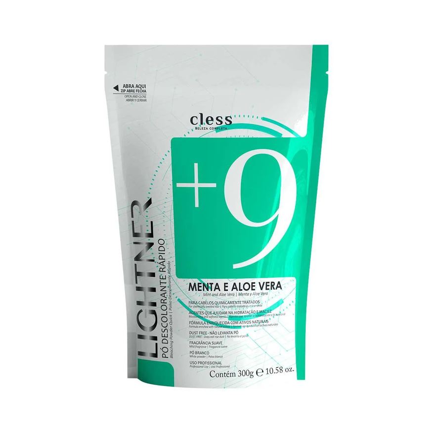 Descolorante Pó Lightner Menta e Aloe Vera 300g