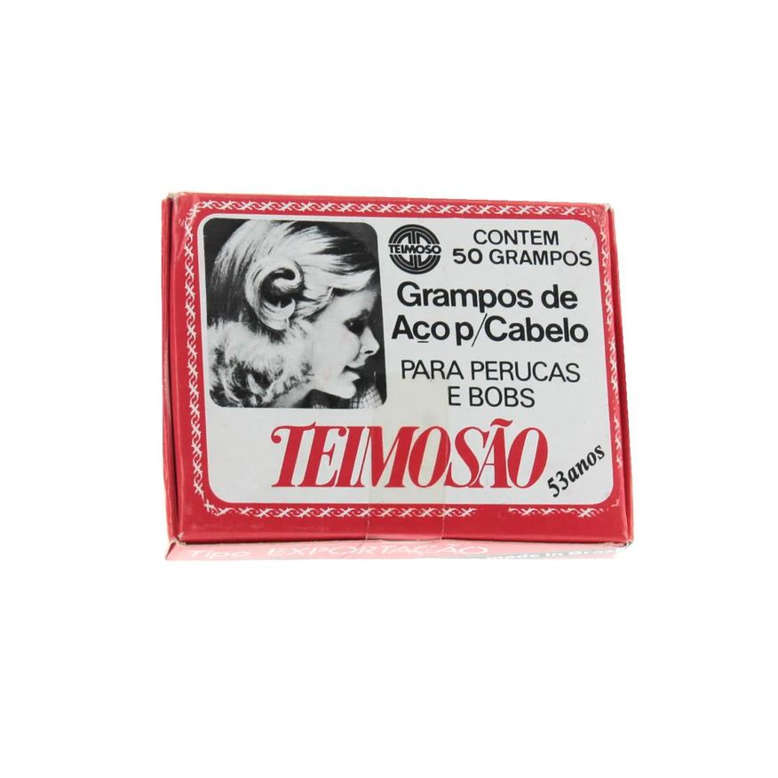 de Grampo Cabelo Teimosão Preto Nº 7 - 50 unidades