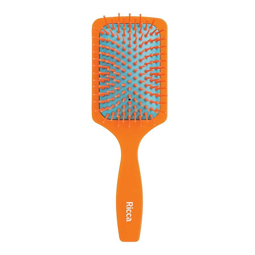 Ricca Escova de Cabelo Colors Block Racket com 1 unidade
