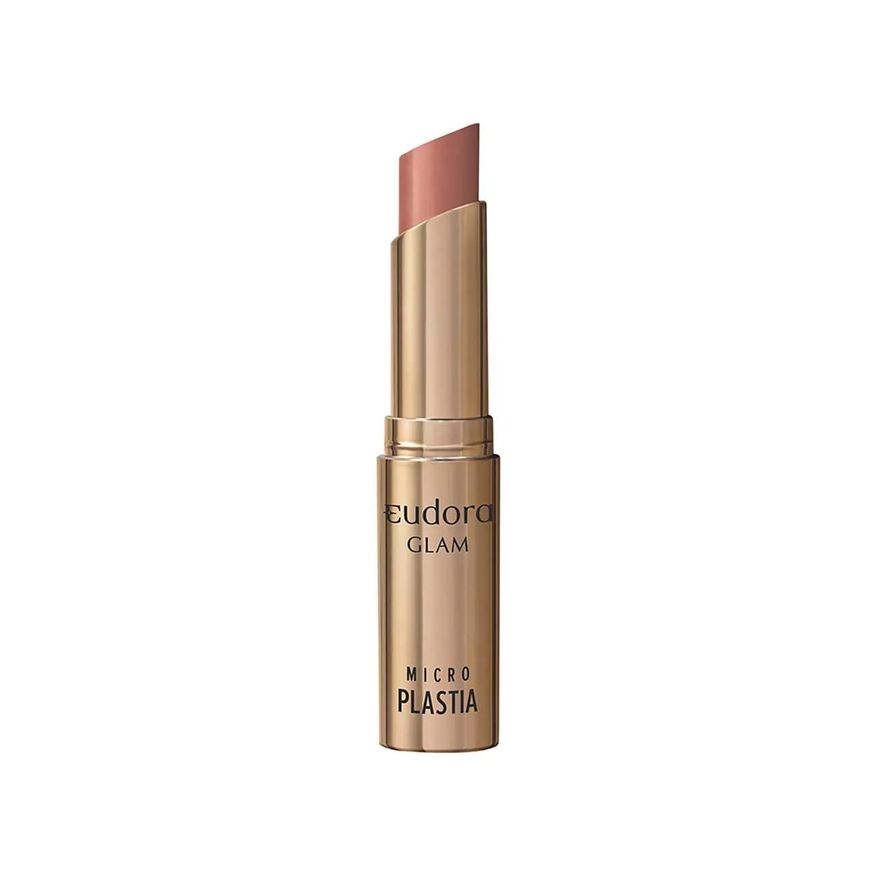Eudora Batom Glam Micro Plastia Nude Rosado 3,3g