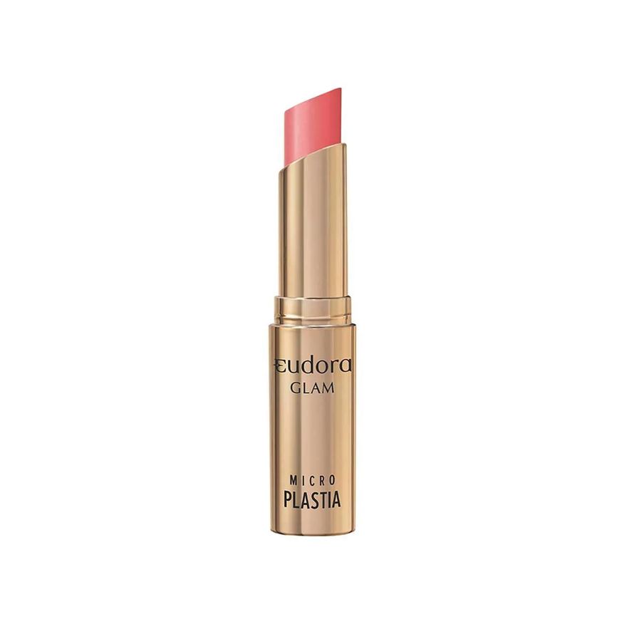 Eudora Batom Glam Micro Plastia Rose Delicado 3,3g