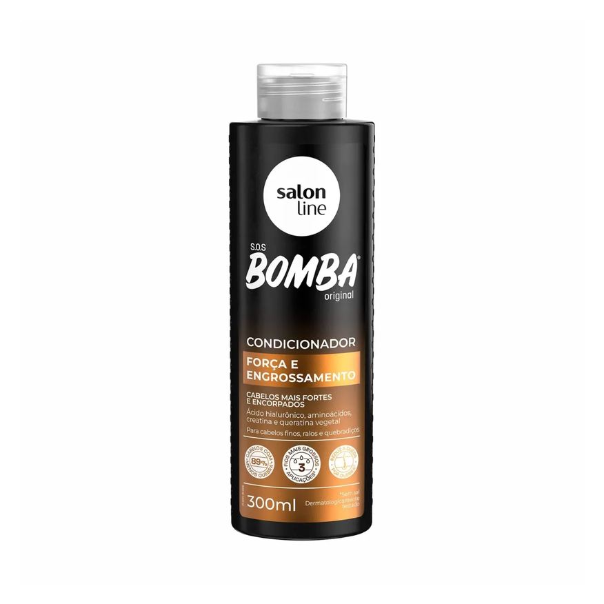 Salon Line Condicionador Bomba Força e Engrossamento 300ml