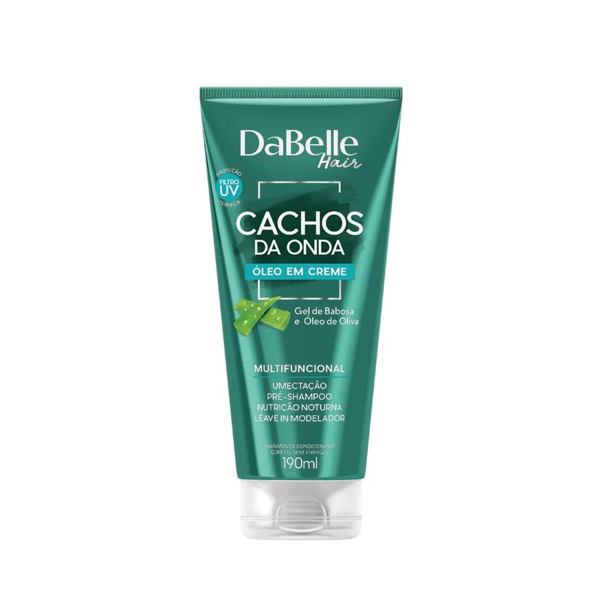 em Óleo Creme Cabelo Cacheado Dabelle Cachos 190ml