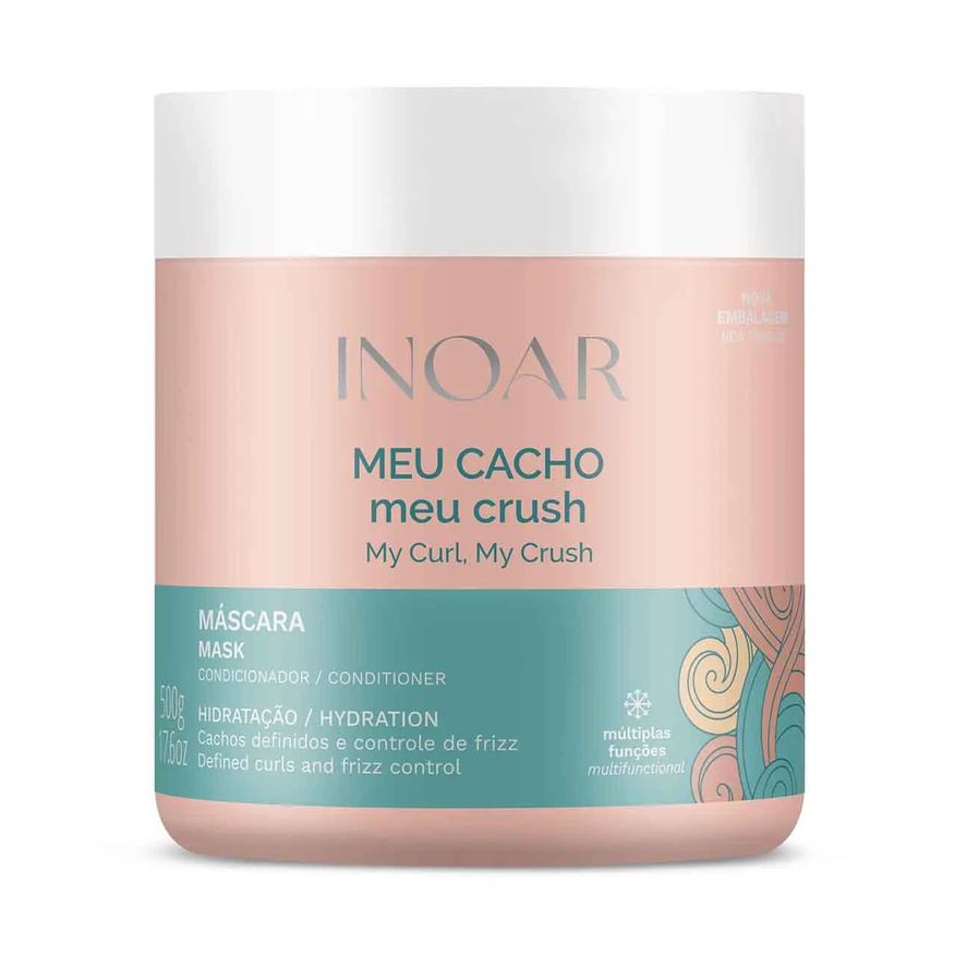 Capilar Máscara Cabelo Cacheado Dabelle Cachos da Onda 400g