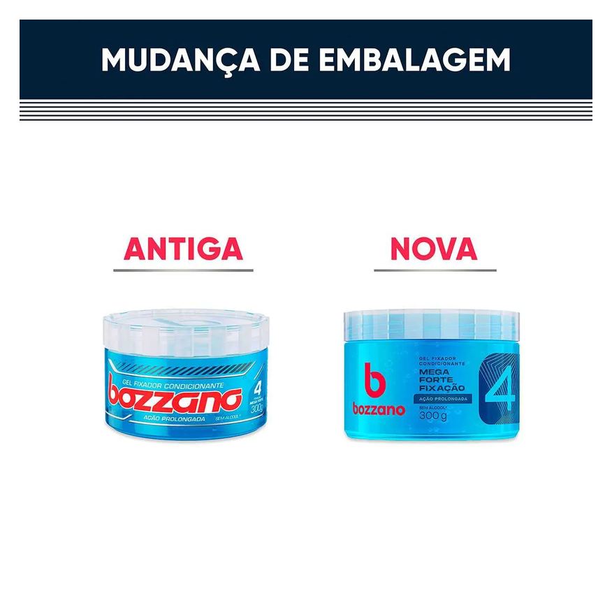 Bozzano Gel Fixador Condicionante Ação Prolongada 300g