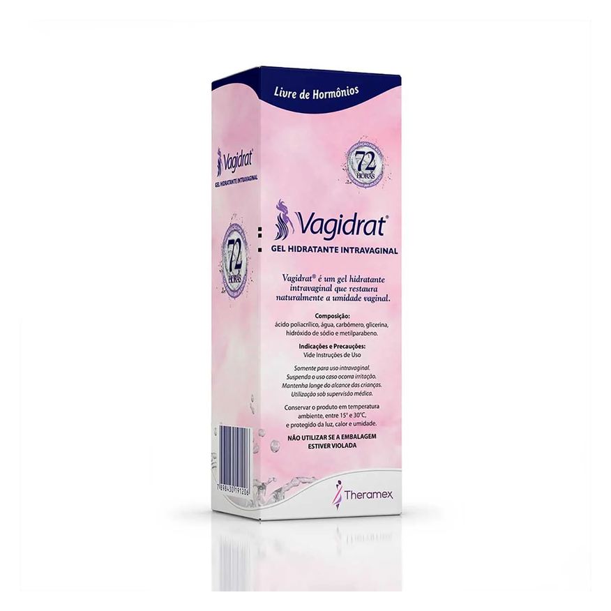 Vagidrat Gel Hidratante Intravaginal com 30g e 10 aplicadores