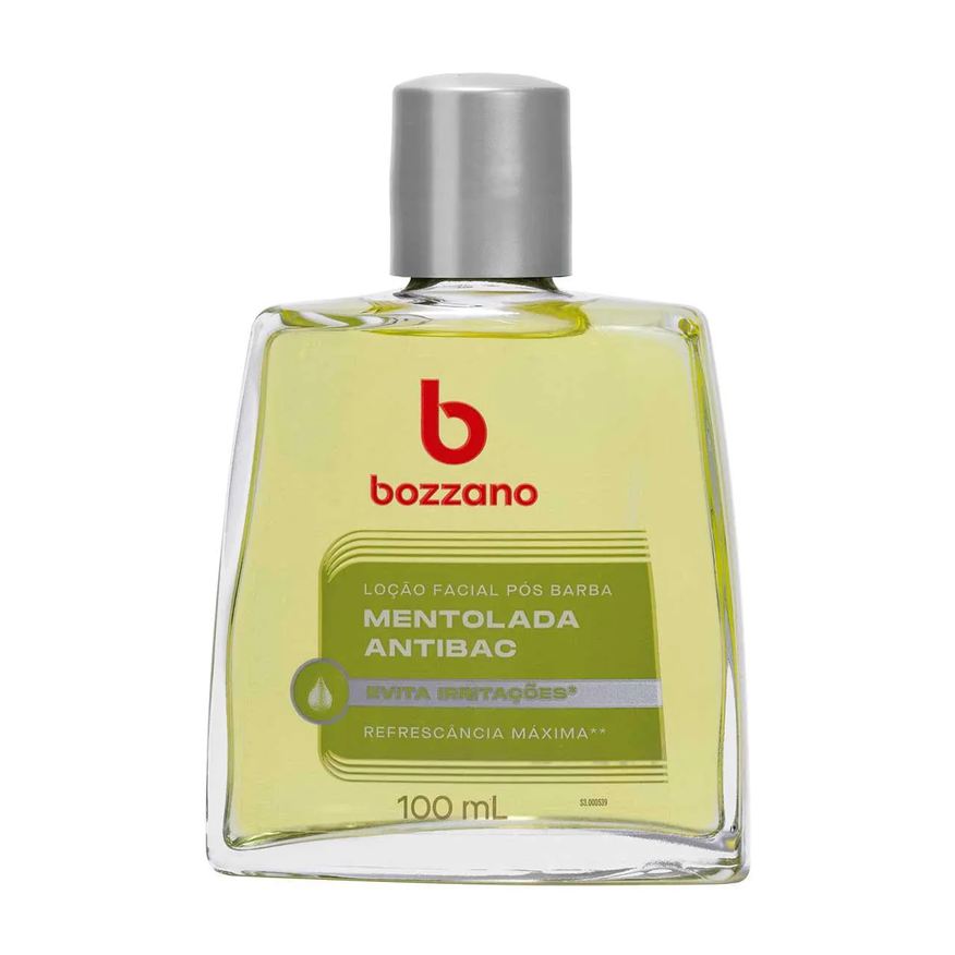 Bozzano Loção Facial Pós-Barba Mentolada Antibac com 100ml