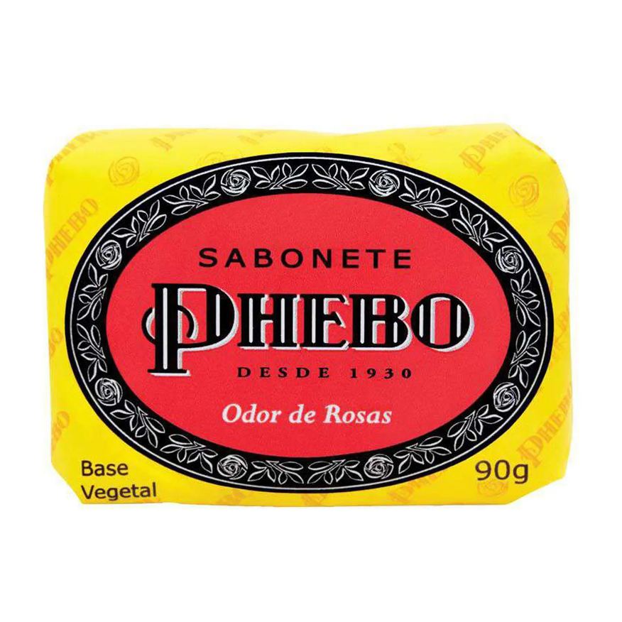 Phebo Sabonete em Barra Odor de Rosas 90g