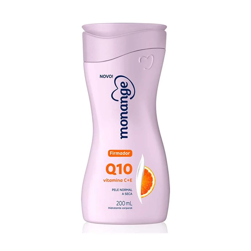 Monange Hidratante Firmador Q10 Vitamina C+E Pele Seca com 200ml