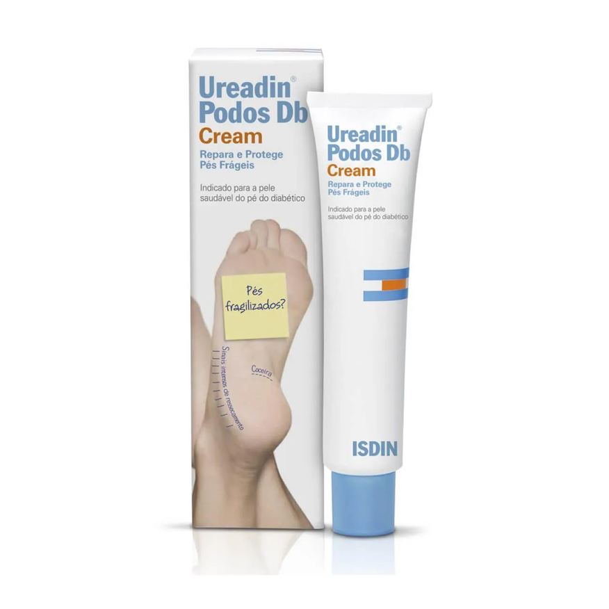 Ureadin Creme Hidratante para Pés Isdin Podos Db para Diabéticos com 102g