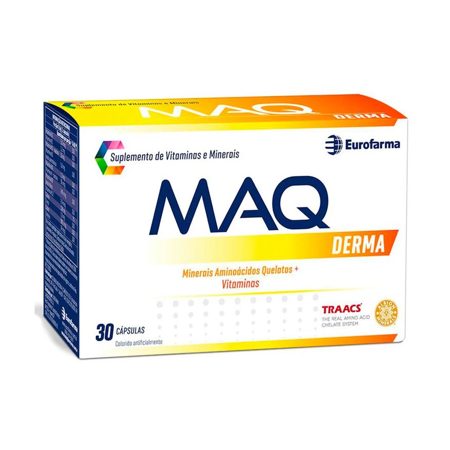 Maq Derma Suplemento Vitamínico-Mineral com 30 cápsulas