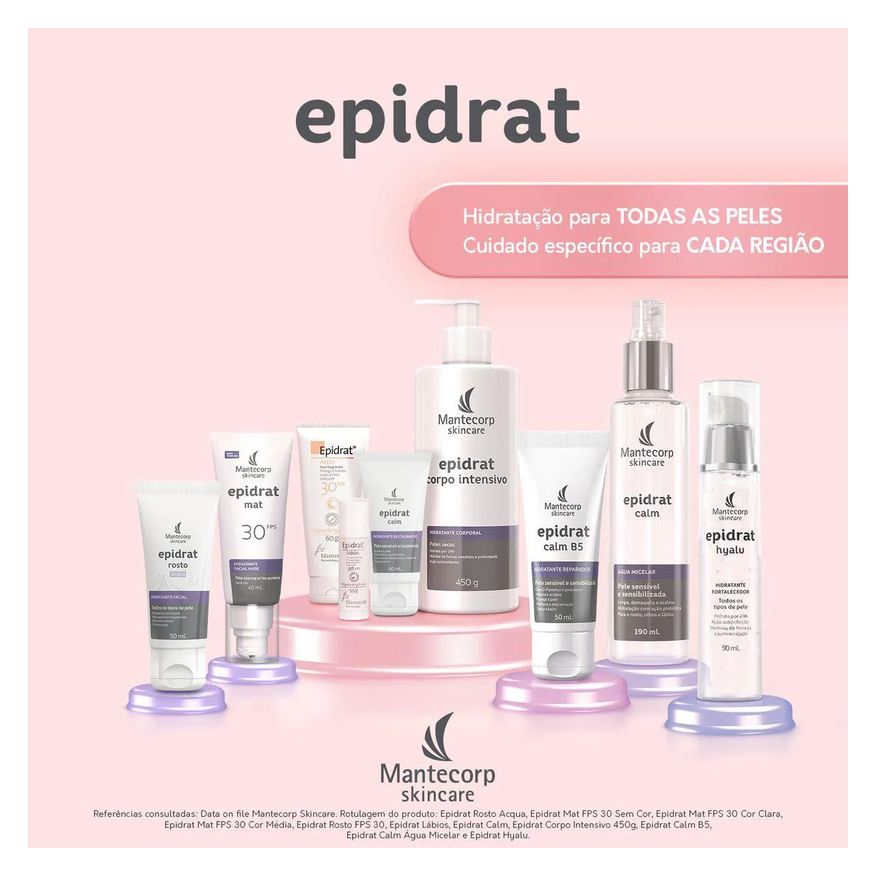 Labial Hidratante Epidrat Lábios Mantecorp FPS 30 com 5,5g