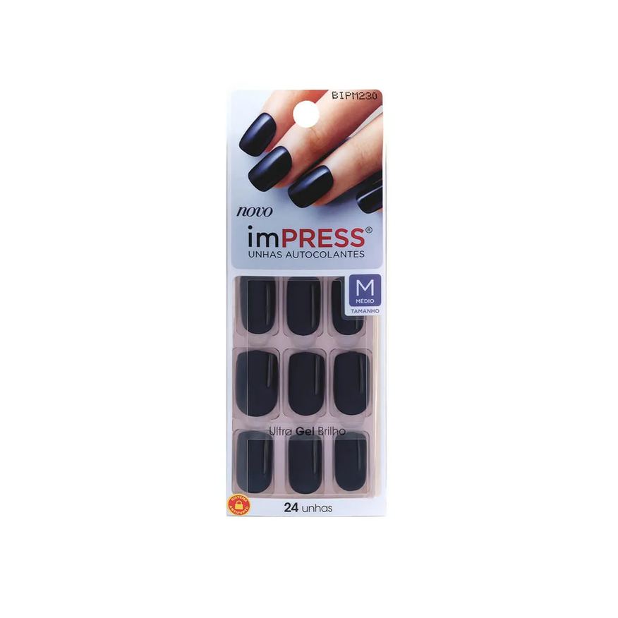 Autocolantes Unhas Impress Matchmaker Curto