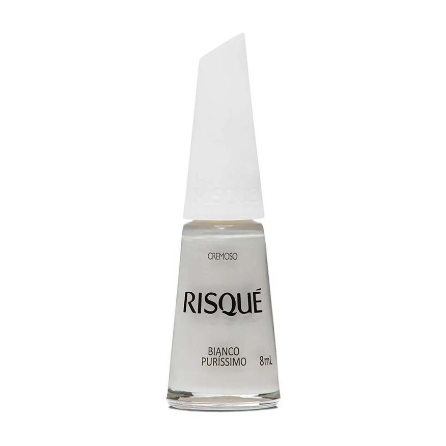 Cremoso Esmalte Risqué 8ml - Bianco Puríssimo