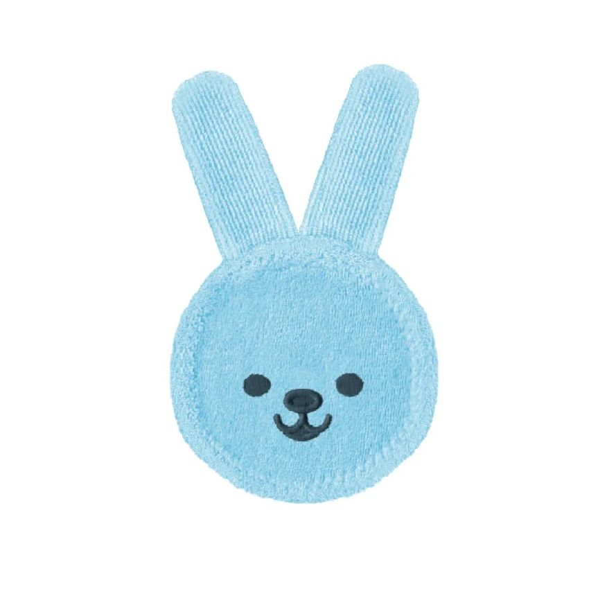 MAM Luva de Cuidado Oral Infantil Rabbit Cor Azul com 1 unidade
