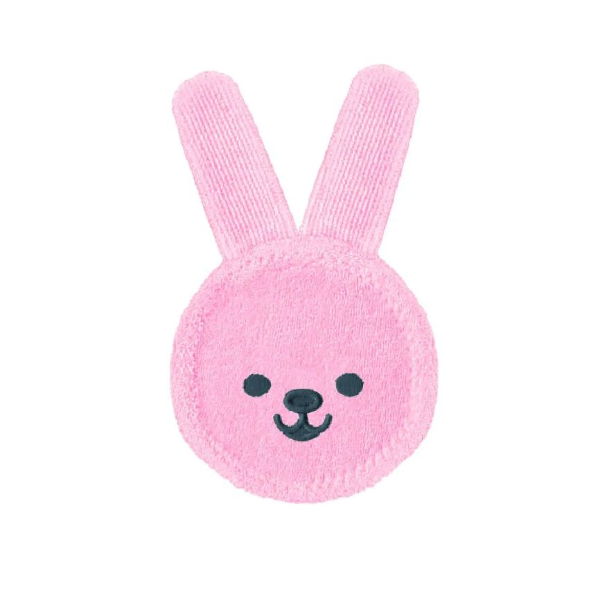 MAM Luva de Cuidado Oral Infantil Rabbit Cor Rosa com 1 unidade