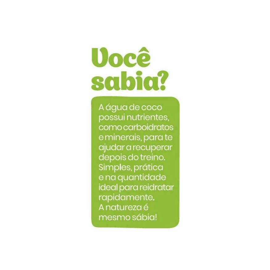 Natura Água de Coco Natural Nutrigood 330ml