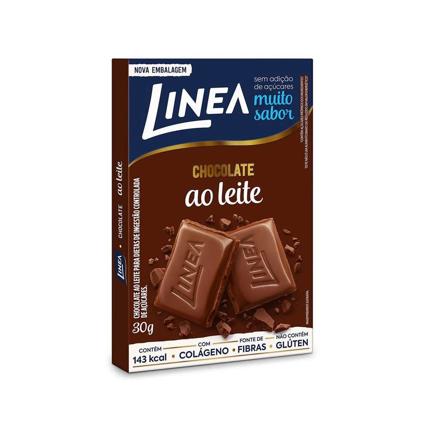 Linea Chocolate ao Leite Zero Açúcar com 30g