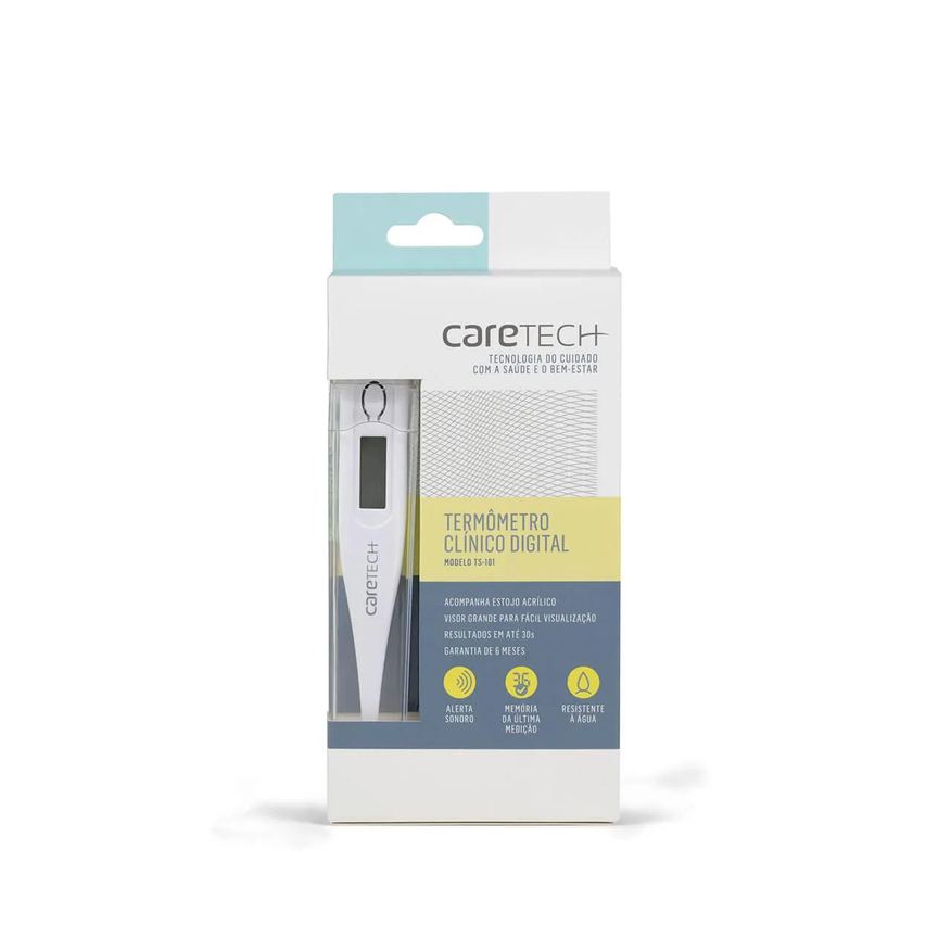 Digital Termômetro Caretech TS-101 Branco 1 Unidade