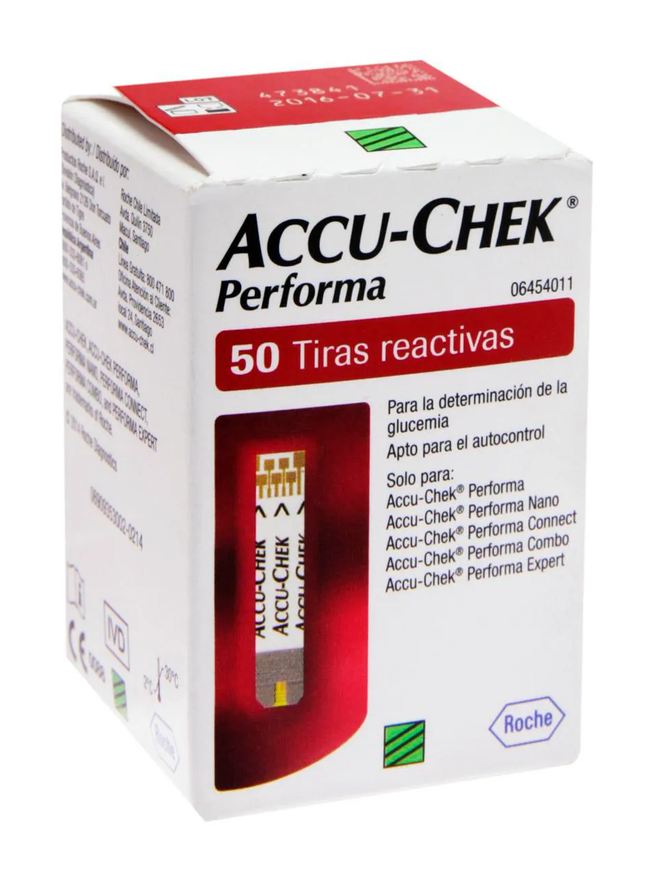 Accu-Chek Tiras-teste de Glicemia Performa 50 unidades