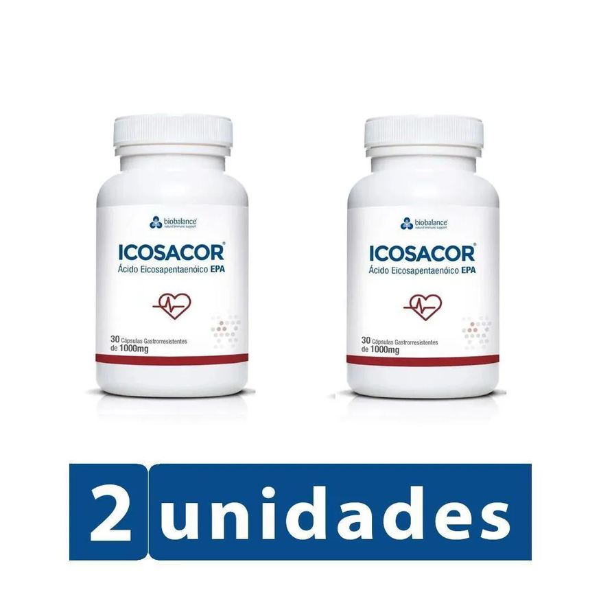 Bio Balance Kit 2 Icosacor 1000mg 30 Cápsulas
