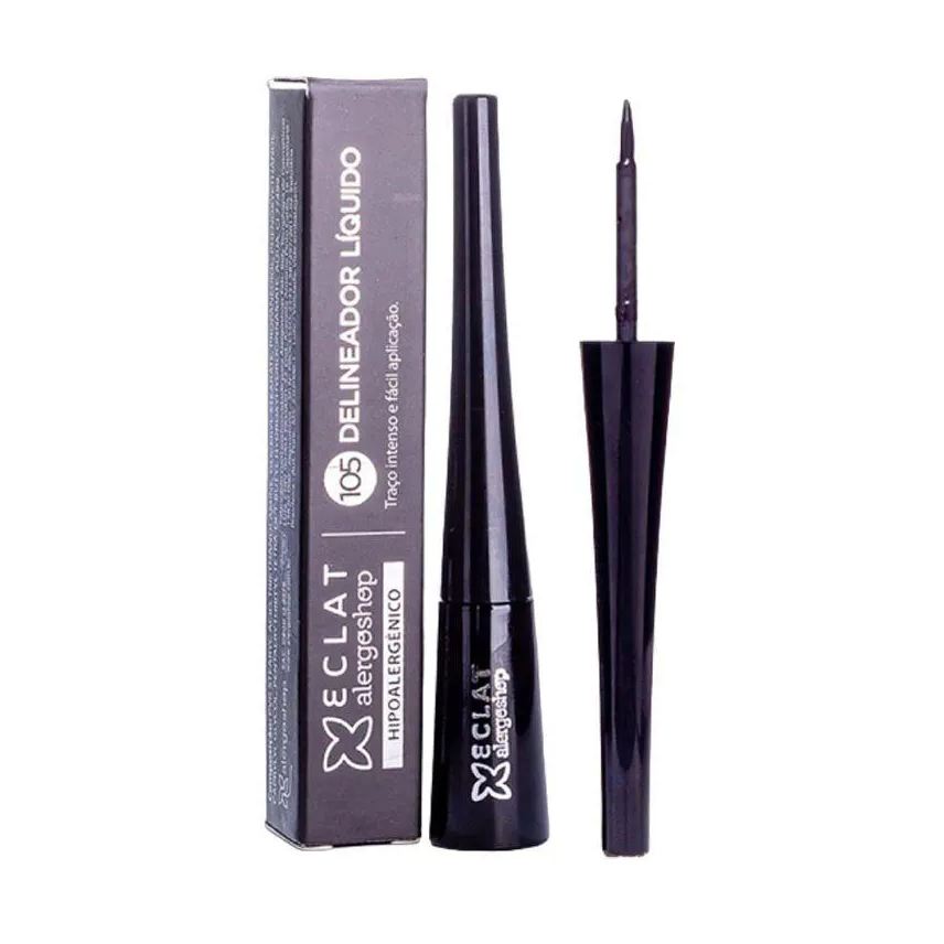 Líquido Delineador Preto Eclat Hipoalergênico Alergoshop
