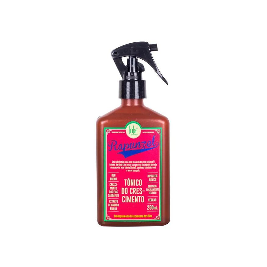 Lola Leave-in Tônico Capilar de Crescimento Cosmetics Rapunzel Cabelos Enfraquecidos E com Queda 250ml