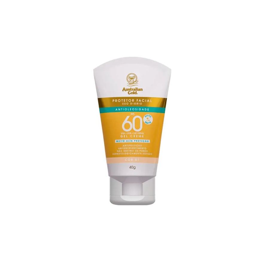 Australian Gold Protetor Solar Facial Matte Fps60 Cor 01 40g