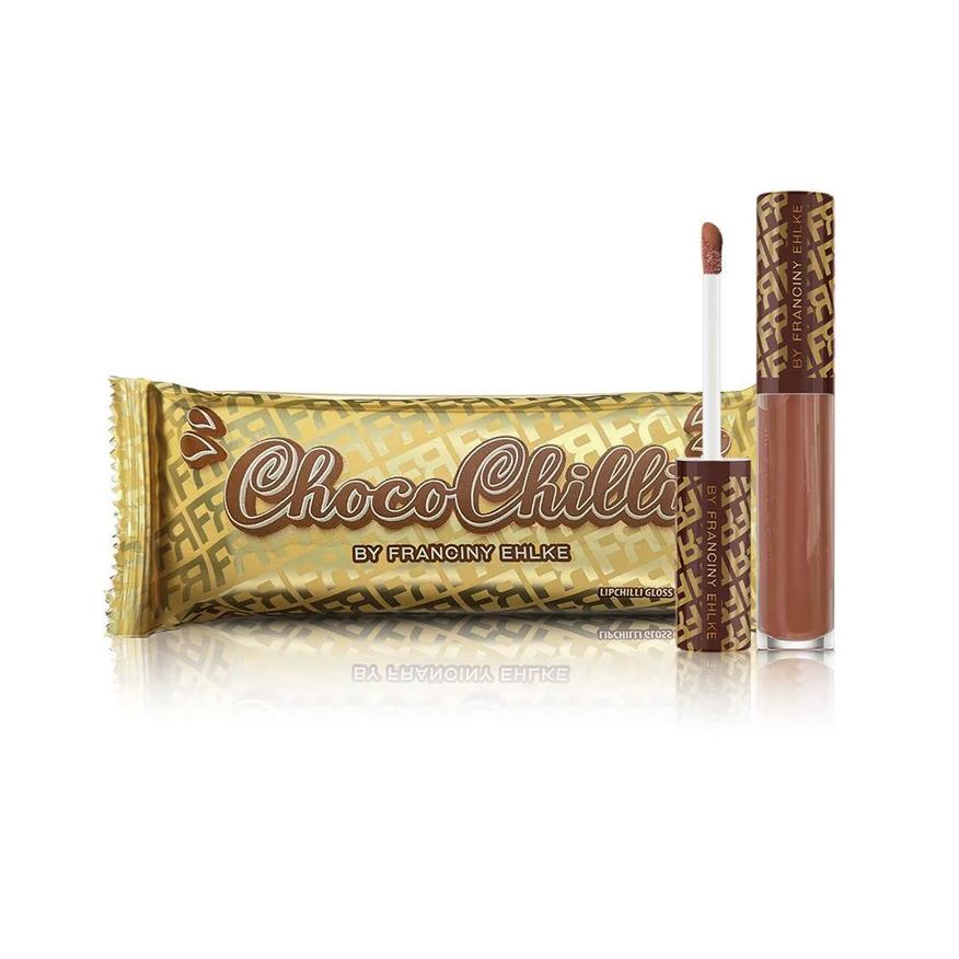 By Fran Franciny Ehlke Chocochilli Gloss Labial Líquido de Volume Edição Limitada Marrom 3,3g