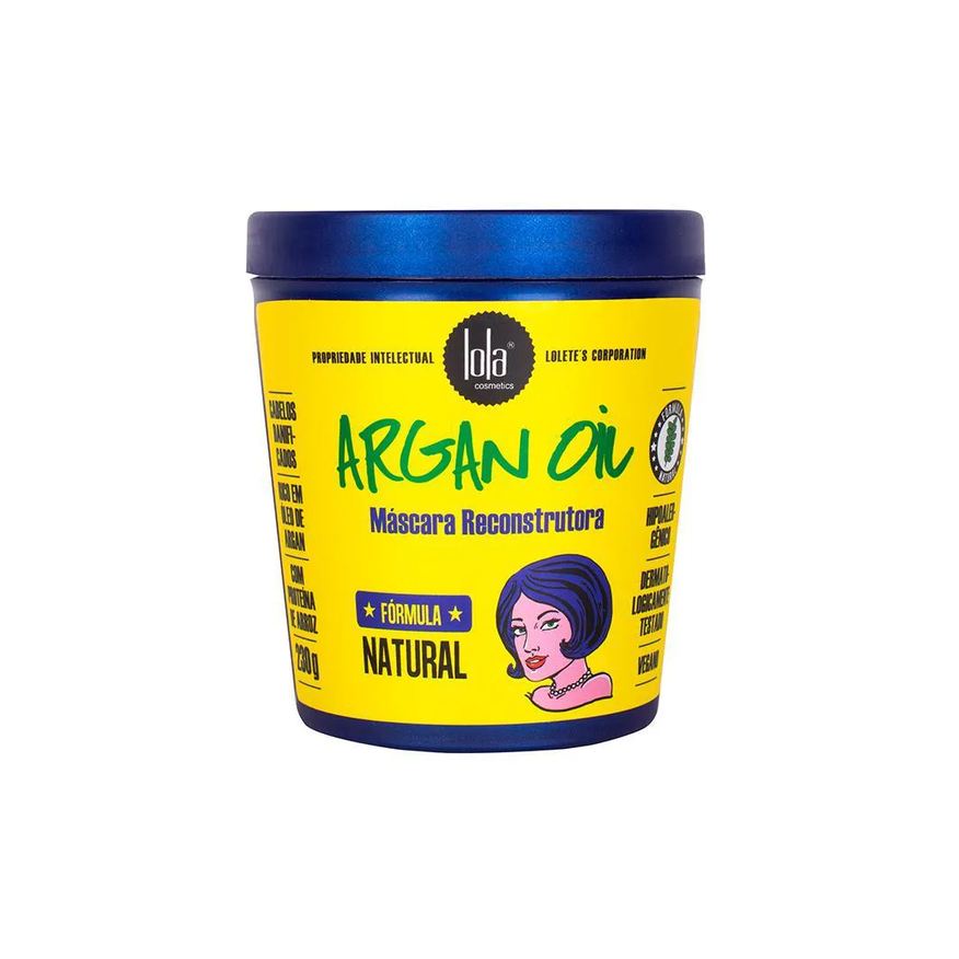 Lola Máscara de Cabelo Reconstrutora Cosmetics Argan Oil 230g