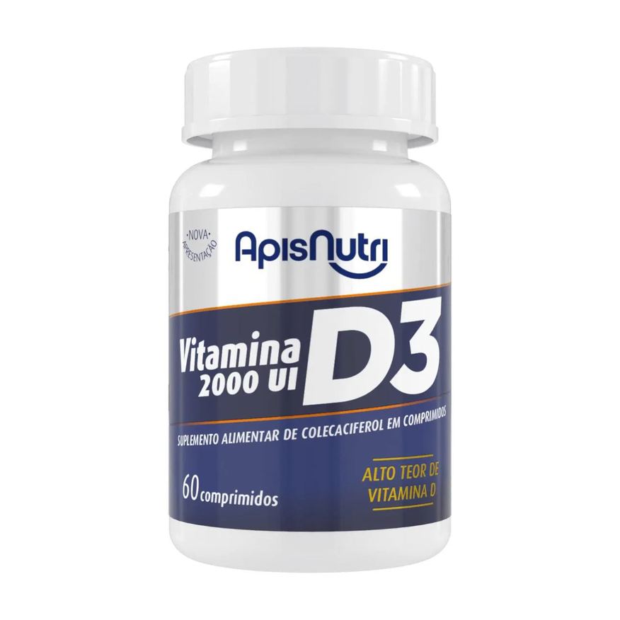 Imuni Suplemento de vitamina d3 2.000 ui 60 comprimidos - apisnutri