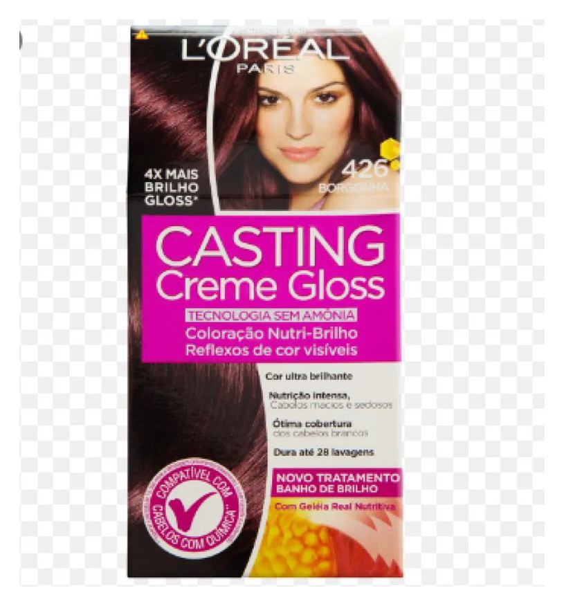Casting Tintura Semi-permanente Creme Gloss 426 Borgonha 1 Unidade