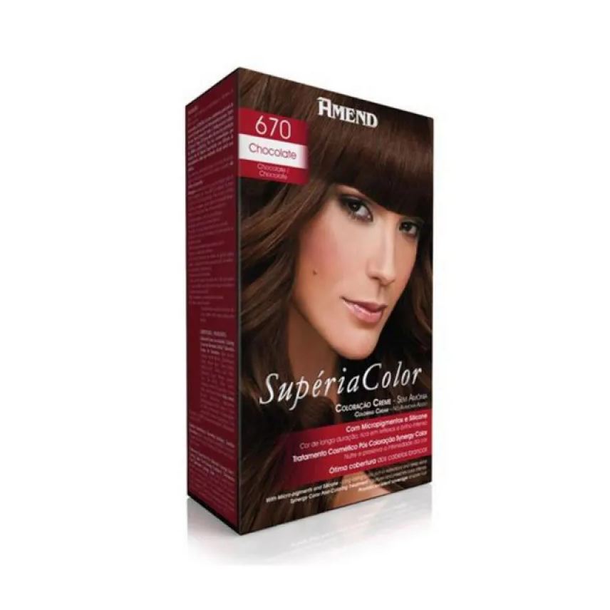Amend Cosméticos Amend Supéria Color 670 Chocolate – Tonalizante