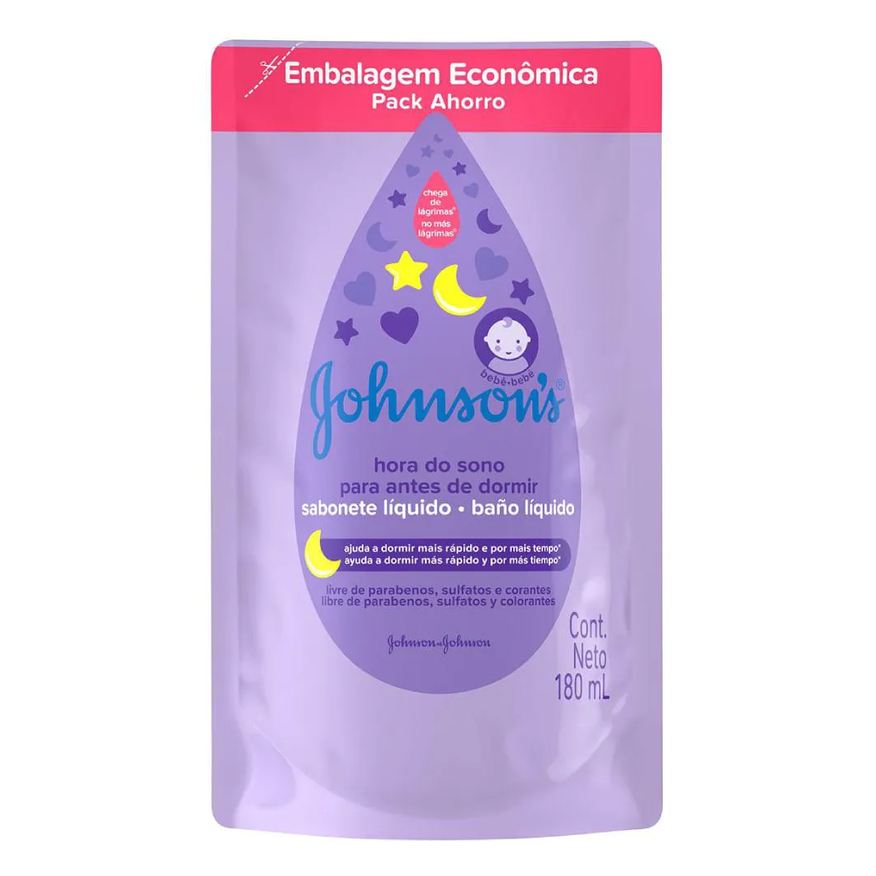Johnson'S Baby Refil Sabonete Líquido Johnson´s Hora do Sono 180ml